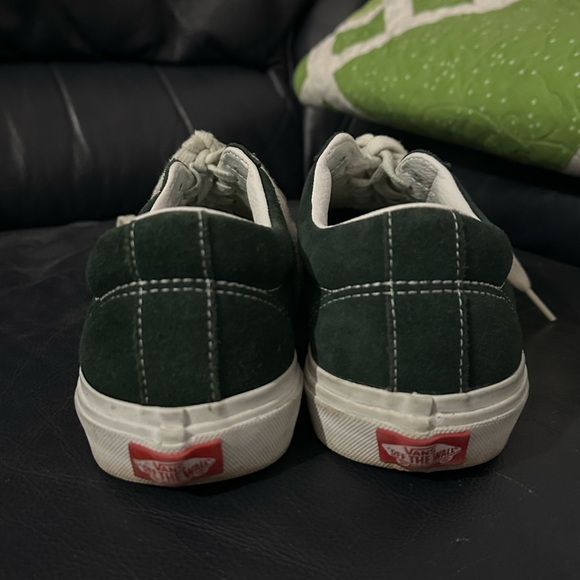 Vans Dark Green Suede Sneakers - Picture 4 of 7